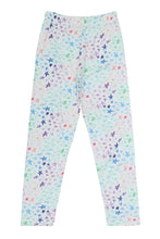 Load image into Gallery viewer, Doodle Girls  Leggings Star Print White
